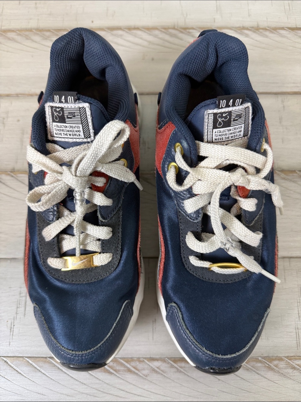 Nike RYZ 365 II Serena Williams Design Crew SDC Navy Red Sneaker Size 8